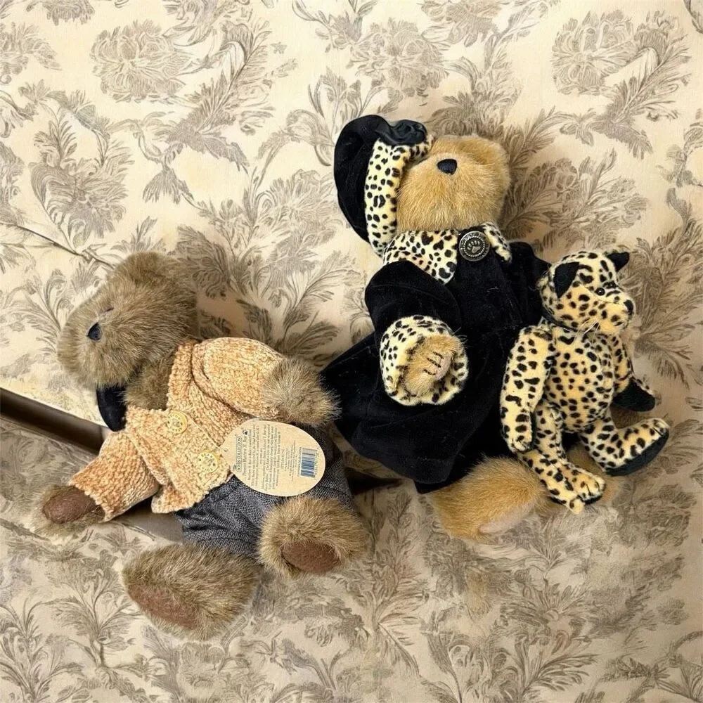 Vintage Boyd’s Bears Bailey Lot 2 Leopard Velvet Bailey Matthew